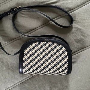 A.P.C. Mini Demi-Lune Crossbody Bag (Like New)